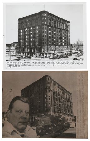 Lot #341 Al Capone (3) Architectural Fragments From Suite 530, the Lexington Hotel's ‘Room of Doom’ - Image 2