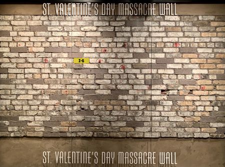 Lot #395 Saint Valentine's Day Massacre Brick with (4) Original Period Press Photographs - Image 4