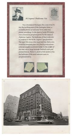 Lot #356 Al Capone: Bathroom Tile From Suite 530, the Lexington Hotel's 'Room of Doom' - Image 2