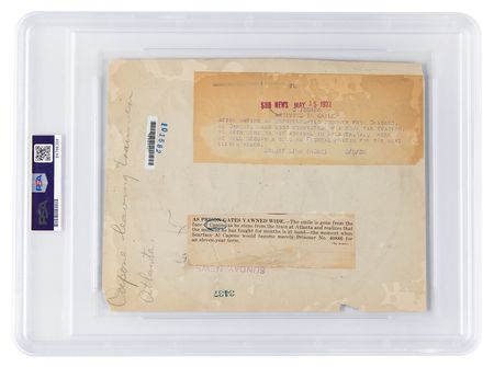 Lot #348 Al Capone Original Photograph - PSA Type I - Image 2