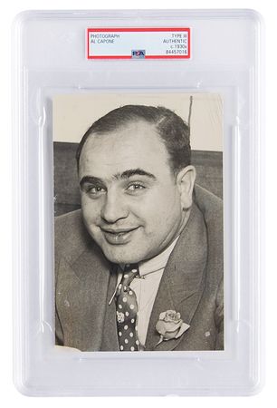 Lot #350 Al Capone Original Photograph - PSA Type
