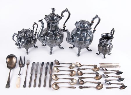 Lot #360 Al Capone's Reed & Barton Four-Piece
