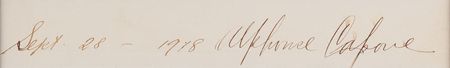 Lot #354 Al Capone Signature - Image 1