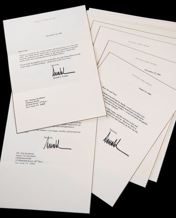 Lot #99 Donald Trump Collection of (13) Signed