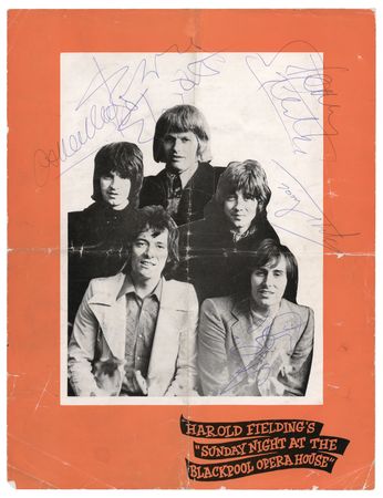 Lot #610 The Hollies Signed Program - Image 1