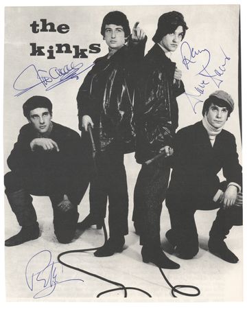 Lot #617 The Kinks Signed Photograph - Image 1