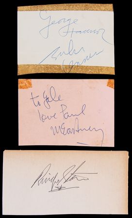 Lot #571 Beatles Signatures