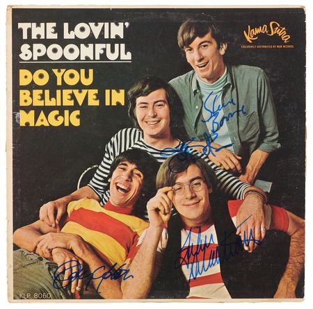 Lot #632 Lovin' Spoonful Signed Album - Do You Believe in Magic - Image 1