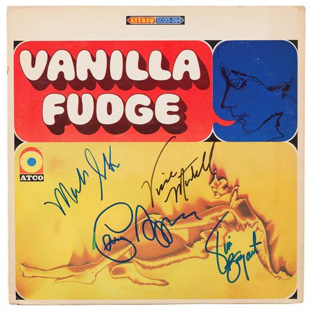 Lot #653 Vanilla Fudge Signed Album - Self-Titled - Image 1