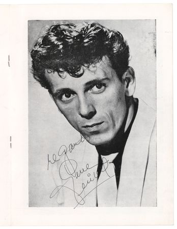 Lot #654 Gene Vincent Signed 1961 UK Tour Program - Image 1