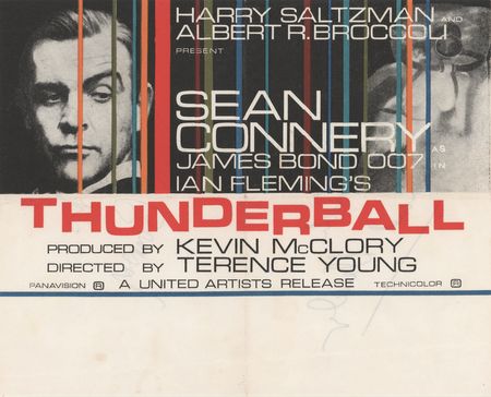 Lot #692 James Bond: Sean Connery and Desmond Llewelyn Signatures - Image 2