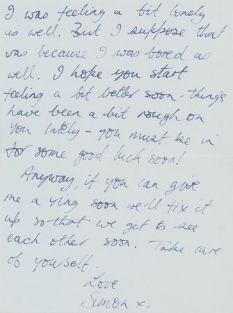 Lot #618 Simon Kirke Autograph Letter Signed - Image 3