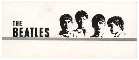 Lot #579 Beatles: George Harrison Signed Promotional Card - 