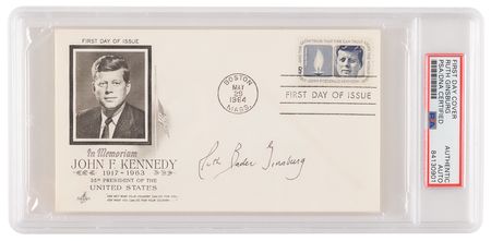 Lot #130 Ruth Bader Ginsburg Signed First Day