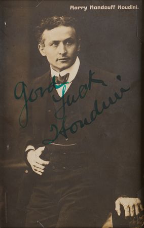 Lot #710 Harry Houdini Signed Photograph - Image 2