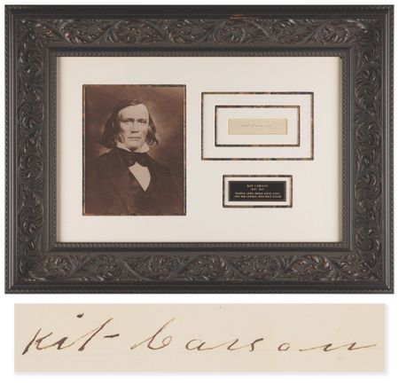 Lot #316 Kit Carson Signature