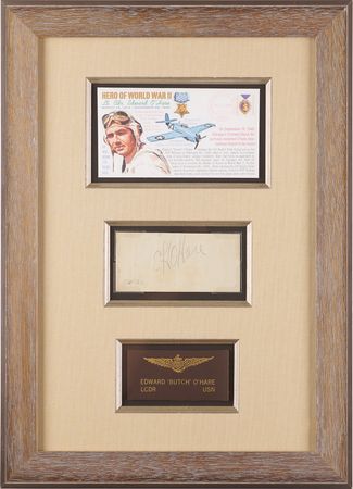 Lot #479 Edward O'Hare Signature - The Navy's