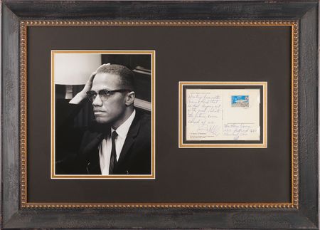 Lot #243 Malcolm X Autograph Letter Signed from