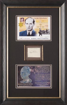 Lot #248 Raoul Wallenberg Signature