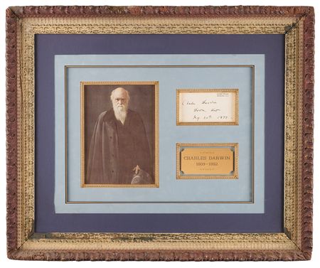 Lot #268 Charles Darwin Signature - Down, Kent,
