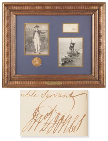 Lot #463 John Paul Jones Signature