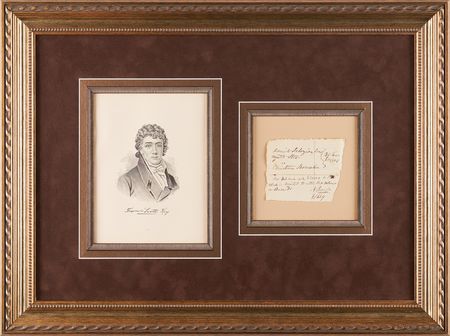 Lot #120 Francis Scott Key Document Signed