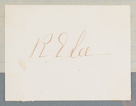 Lot #470 Robert E. Lee Appomattox Surrender Display with Contemporary Manuscript Copy of General Order No. 9, Parole Pass, Signature, and Hair - Image 1