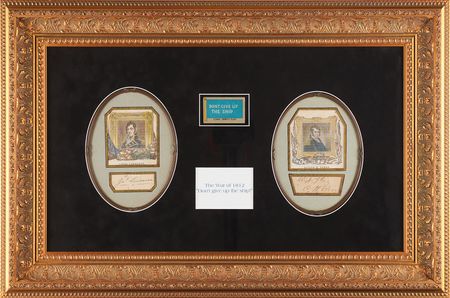 Lot #467 War of 1812: James Lawrence and Oliver