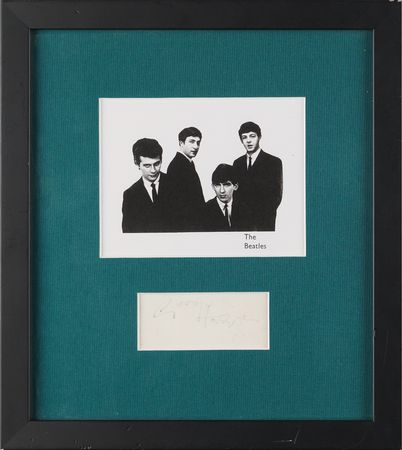 Lot #580 Beatles: George Harrison Signed Promo