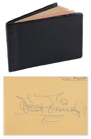 Lot #510 Walt Disney Signed Autograph Album, with