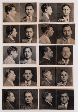 Lot #384 Murder, Inc. Collection of (23) New York Police Department Mug Shots and Wanted Posters, Including Lucky Luciano and Dutch Schultz - Image 2