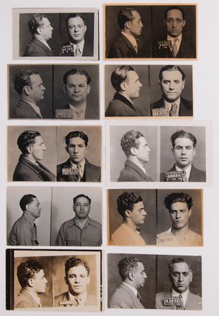 Lot #384 Murder, Inc. Collection of (23) New York Police Department Mug Shots and Wanted Posters, Including Lucky Luciano and Dutch Schultz - Image 4