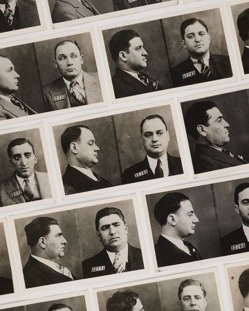 Lot #369 Cleveland Mafia Summit Collection of (19) Original Cleveland Police Department Mug Shots, with Vincent Mangano, Giuseppe Magliocco, and Pasqualino Lolordo - Image 1