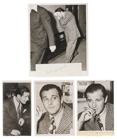 Lot #365 Bugsy Siegel Collection of (13) Original Vintage Press Photos Documenting His Life, Assassination, and Aftermath - Image 4