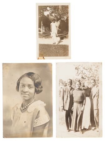 Lot #375 Harlem Underworld: Stephanie St. Clair and Ellsworth 'Bumpy' Johnson Photographs - Attributed by Period Annotations - Image 3