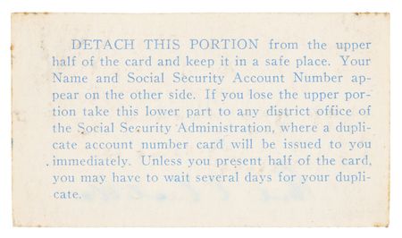 Lot #453 Paul Castellano Signed Social Security Card, with His Ferro Foods Money Clip - Image 2