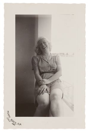 Lot #446 Mae Capone Original Photograph (July 1940) - Image 1