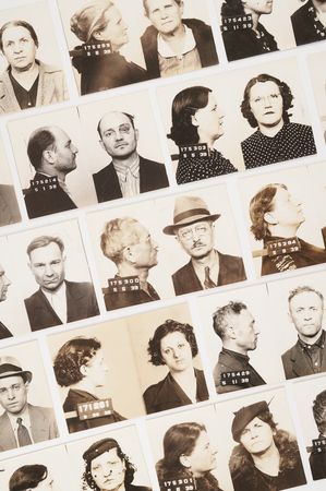 Lot #385 Philadelphia Poison Ring Collection of (22) Original Philadelphia Police Mug Shots - Image 1