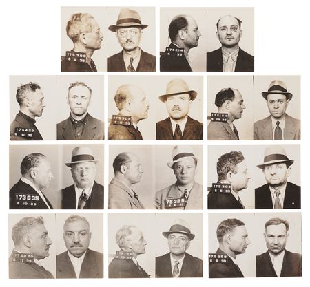 Lot #385 Philadelphia Poison Ring Collection of (22) Original Philadelphia Police Mug Shots - Image 2