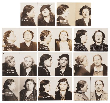 Lot #385 Philadelphia Poison Ring Collection of (22) Original Philadelphia Police Mug Shots - Image 3
