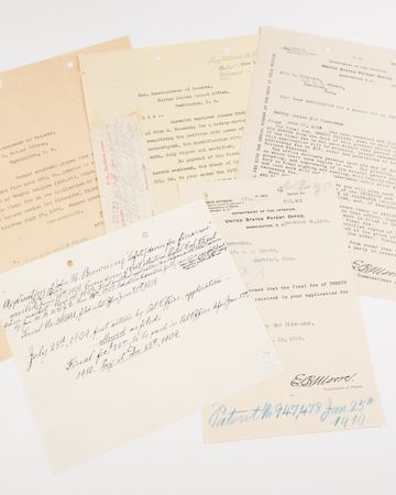 Lot #262 John Browning Archive Relating to U.S. Patent No. 947,478 for a 'Safety Device for Firearms' (1909–1910) - Image 2