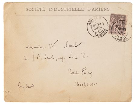 Lot #548 Jules Verne Autograph Letter Signed - Image 2