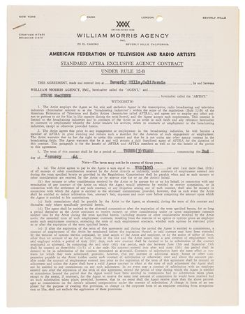Lot #727 Steve McQueen Document Signed - Image 2