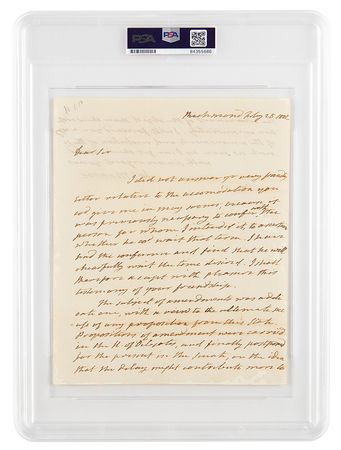 Lot #7 James Monroe Autograph Letter Signed as Governor of Virginia, Discussing the State's Proposed Constitutional Amendments (1802) - Image 2