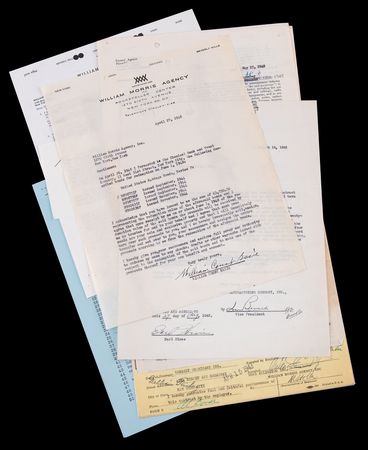Lot #565 Jazz and Big Band (10) Documents Signed
