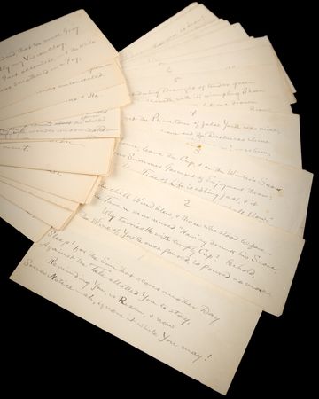 Lot #523 Samuel Clemens Handwritten Draft
