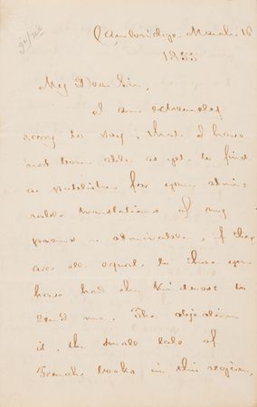 Lot #535 Henry Wadsworth Longfellow Autograph