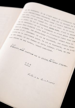 Lot #541 Antoine de Saint-Exupery Hand-Annotated