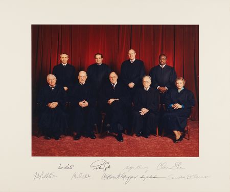 Lot #132 Supreme Court: Rehnquist Court Oversized