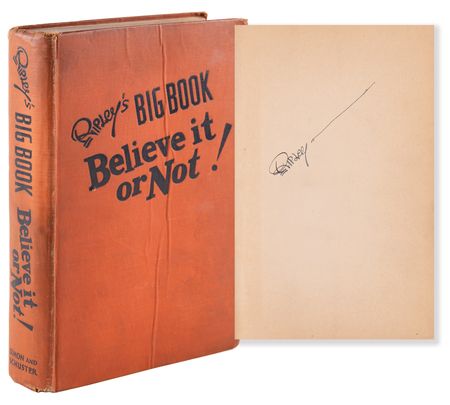 Lot #539 Robert Ripley Signed Book - Ripley's Big